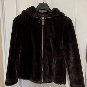 Mango Faux Fur Jacket